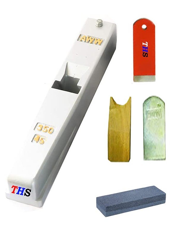 THS AWW Aluminum Wood Working Heavy Duty Aluminium Jack Planer 14" with HighSpeed Blade & Combination Sharpening Stone - Image 1